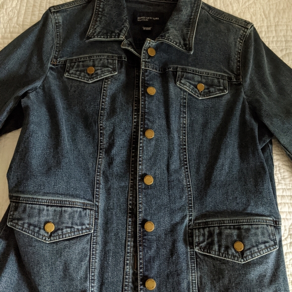 jones new york signature jean jacket